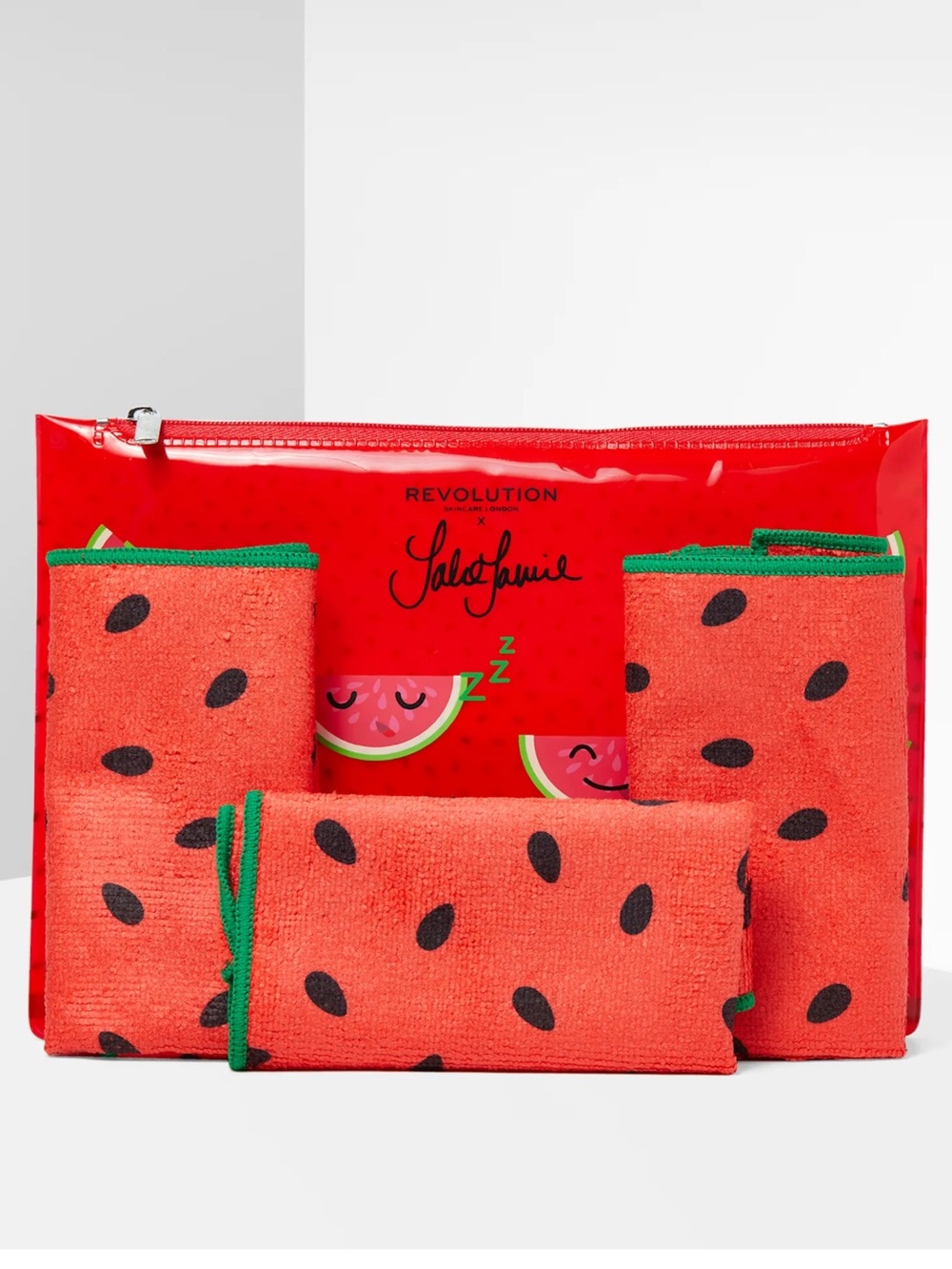Revolution Skincare x Jake Jamie Watermelon Microfibre Cleansing Cloths nwt